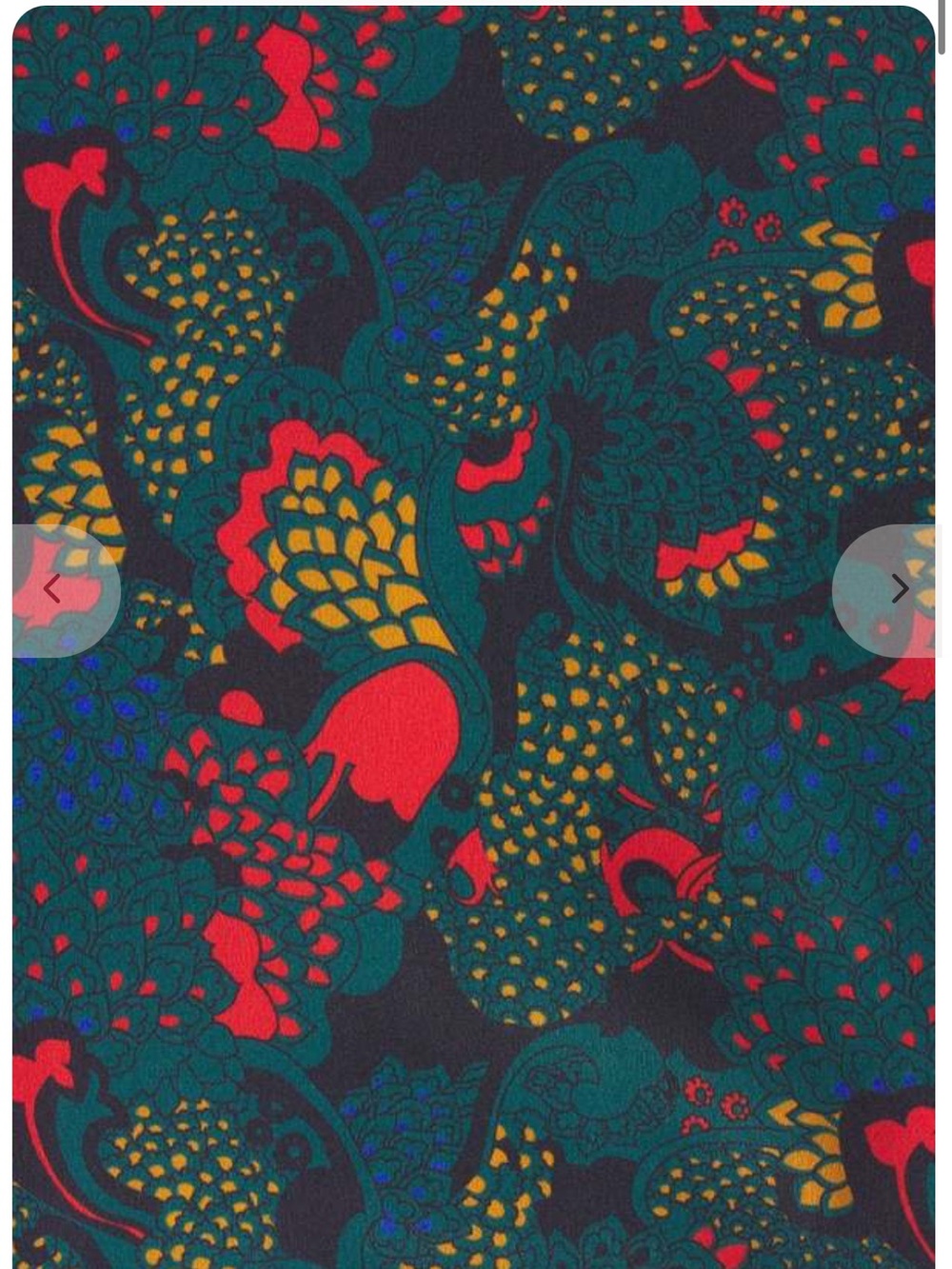 Trovata Birds of Paradis Jacquelin Button Down Shirt Teal NWT Medium MSRP $298 - Picture 3 of 15